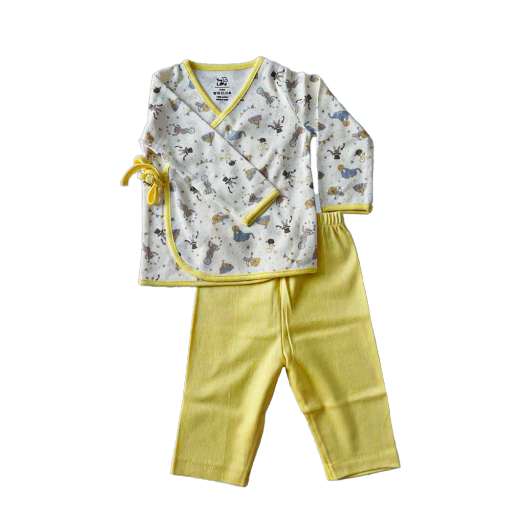 Newborn Baby Clothing Set | Jungle Circus Jhabla & Legging