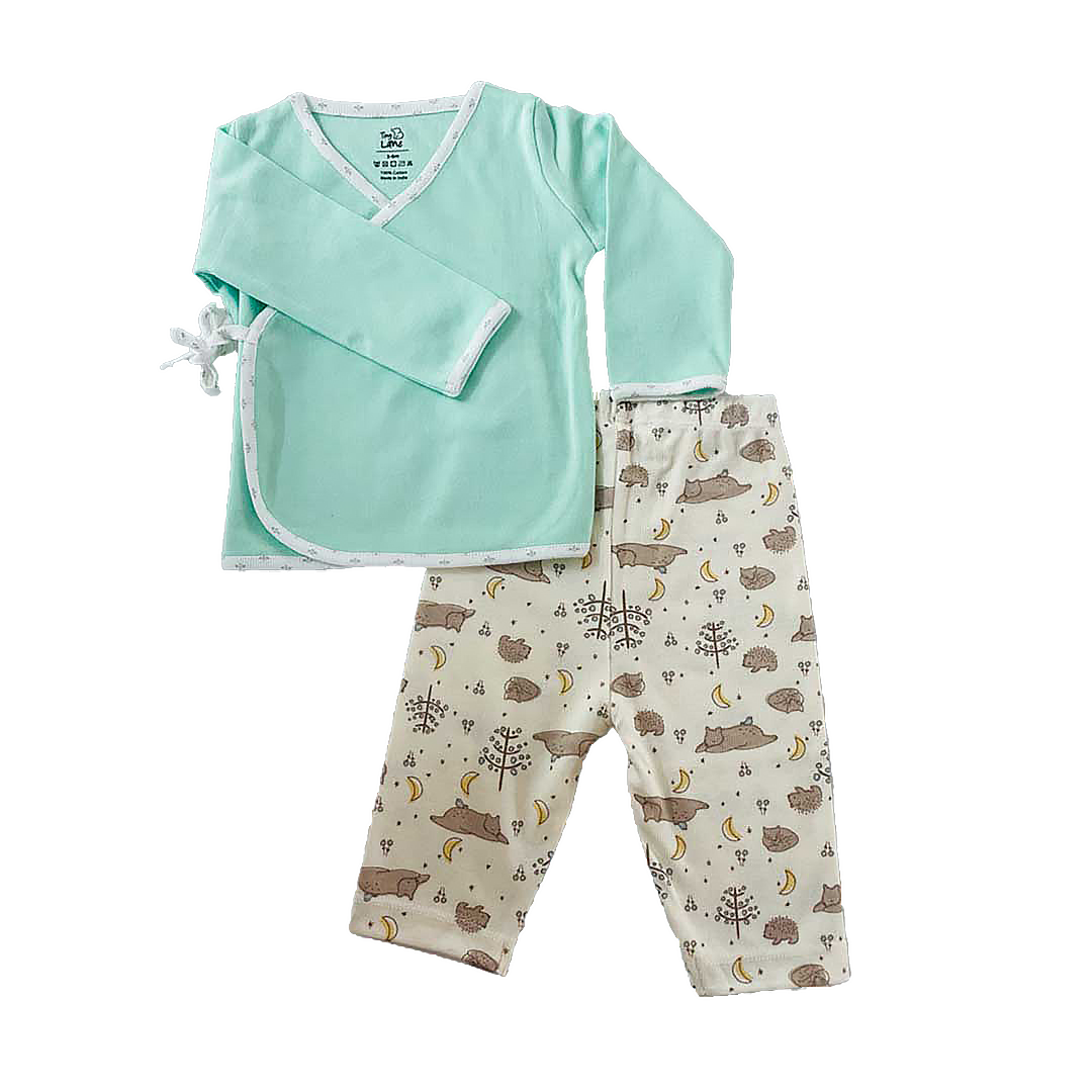 Minty Night Baby Clothing Set